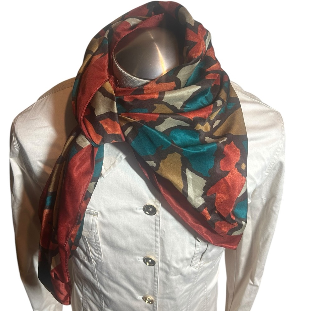 Multicolor Abstract Scarf